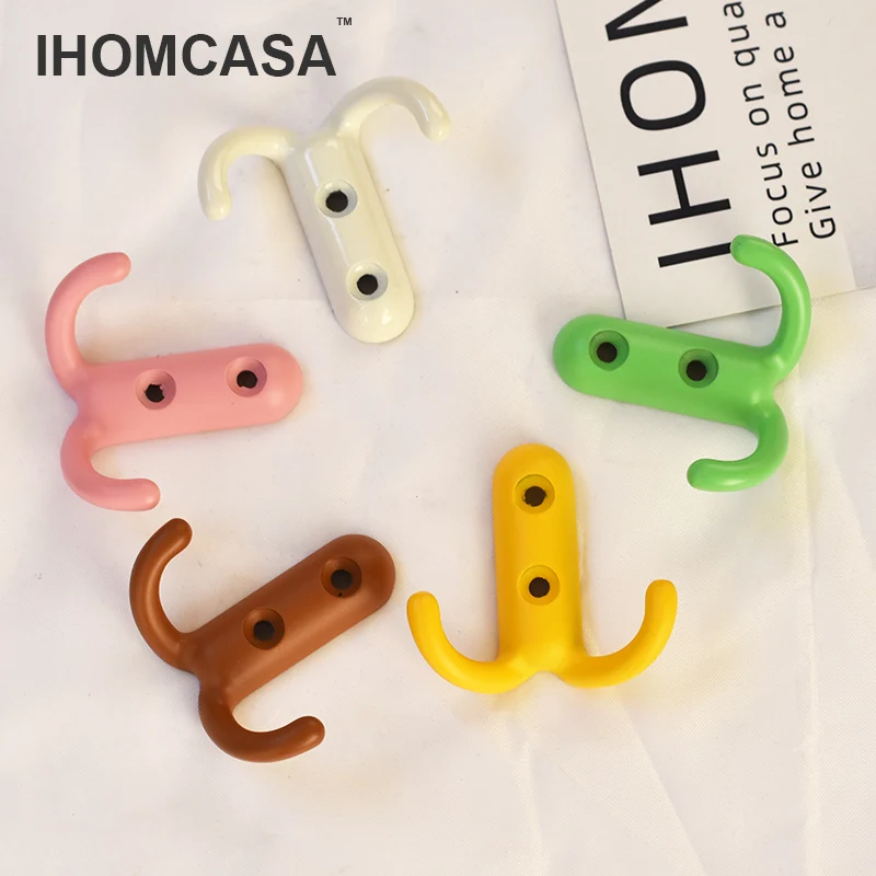 Hook Hanger Keys Hanging Towel Hook Wall Key Holder Hook Decorative Creative Hooks Multicolor Metal Nordic Style 3