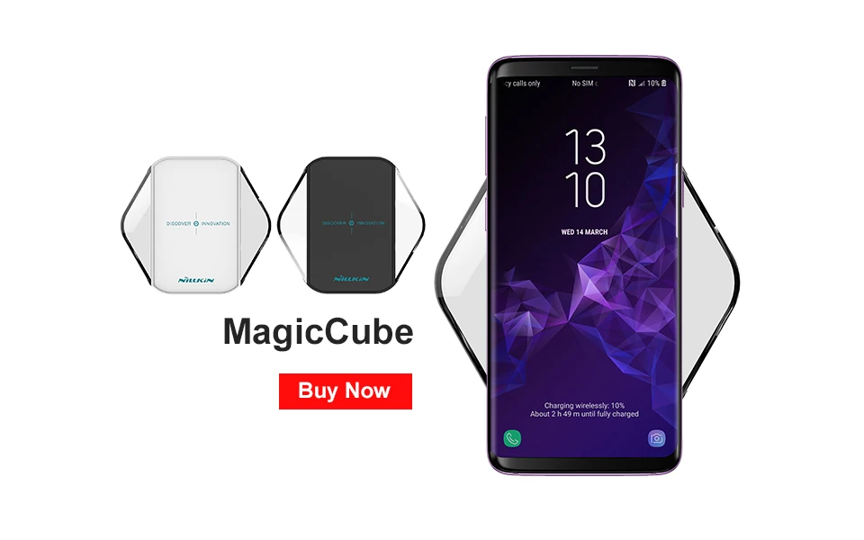 MagicCube qi Беспроводное зарядное устройство Pad для IPhone X 8/8 Plus Беспроводное зарядное устройство для samsung S9/S8/S8 Plus/Note 8