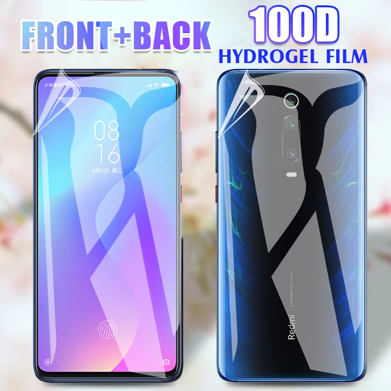 Передняя Задняя пленка 100D Гидрогелевая пленка для Xiaomi 9T Pro A3 Lite Защита экрана для Xiaomi 9 SE CC9e защитная пленка