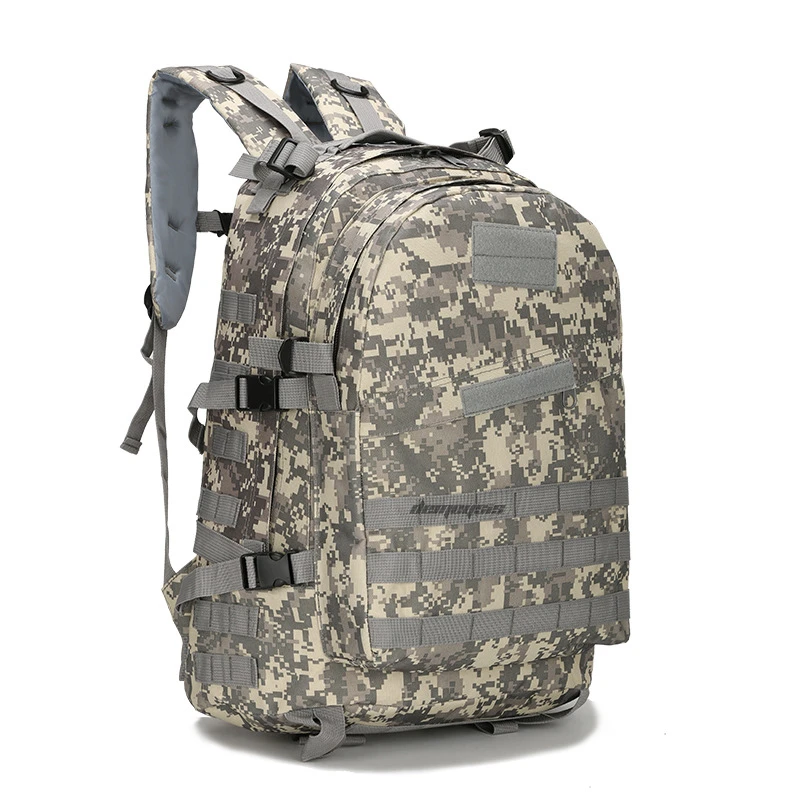 40L водонепроницаемый Камуфляжный тактический рюкзак прочный походный охотничий рюкзак для пейнтбола регулируемый ремень альпинистские армейские сумки - Цвет: acu