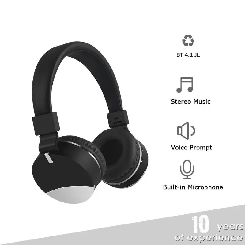 E86 Детские беспроводные Bluetooth шумоподавление стерео наушники гарнитура