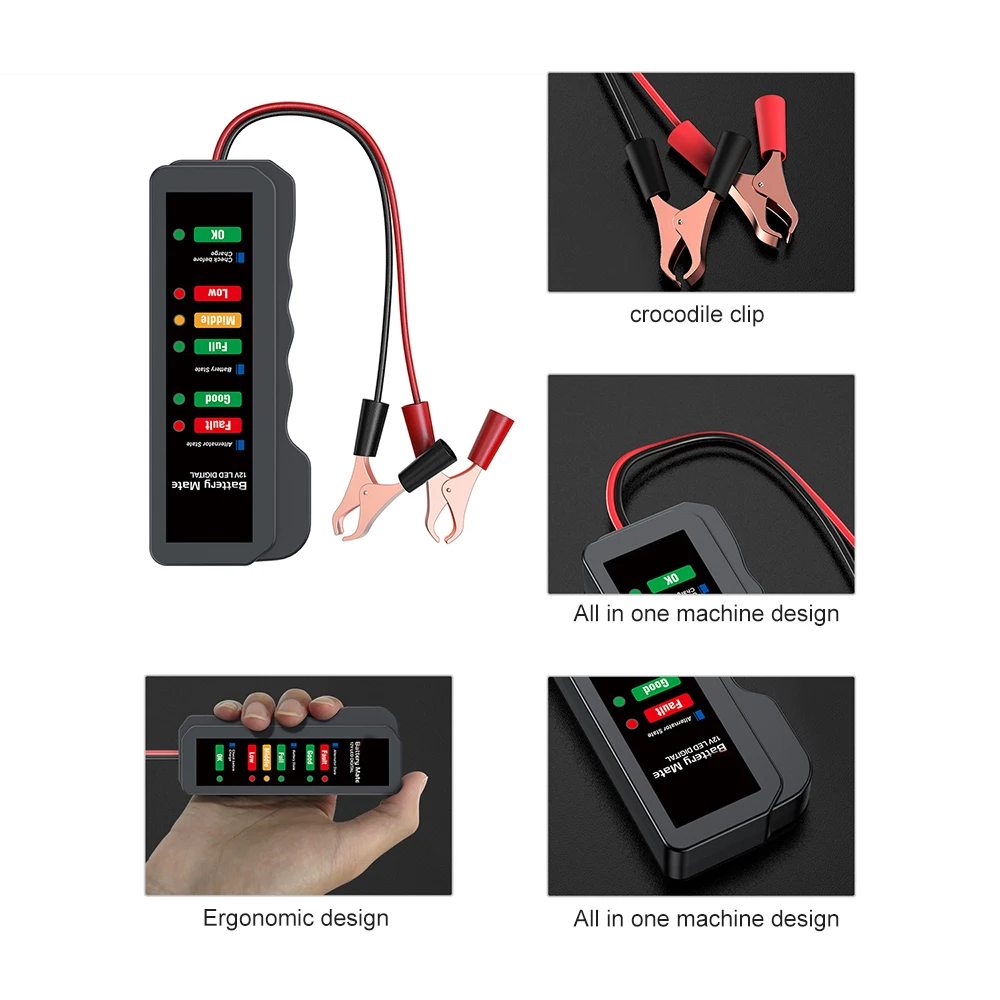 Testeur de batterie digital 6/12V - DBT 400