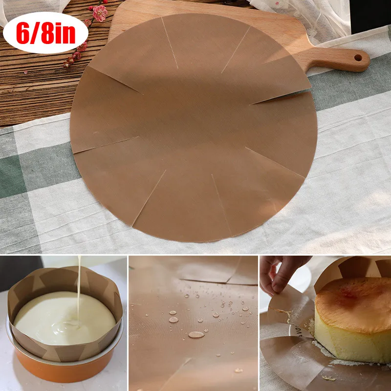 

Large Round Cake Baking Mat Reusable Cake Mat High Temperature Resistant Baking Non-stick Pastry Mat Baking Tools for Cakes