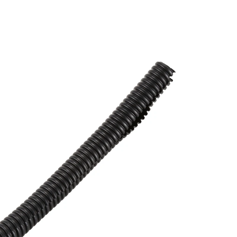 50 Ft 3/8inch Split Wire Loom Conduit Polyethylene Tubing Black Color Sleeve Tube