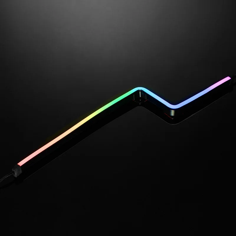 Combo Light Strip ARGB Neon Computer Case Decoration Led Strip 5V 3PIN Light Header AURA 400mm x 2Pcs Combo Light Strip ARGB Neon Computer Case Decoration Led Strip 5V 3PIN Light Header AURA 400mm x 2Pcs