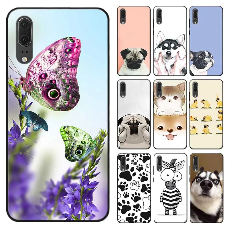 Soft silicone Phone Case xiaomi redmi k30 note 8 pro 8a a3 9t 10 cute dog Paw Husky pug |