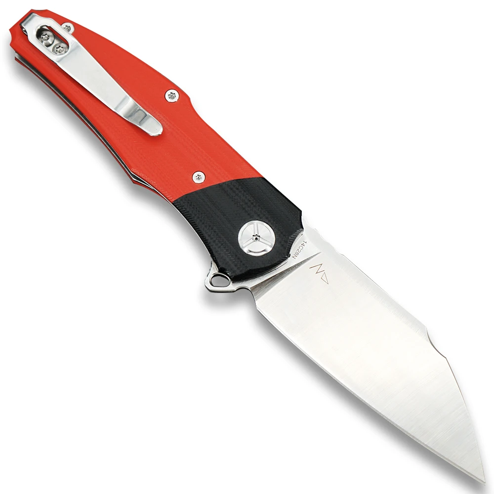 TWOSUN 14C28N лезвие складной нож карманный нож тактический нож охотничий нож Открытый походный инструмент EDC подшипники быстрооткрывающиеся G10 TS50