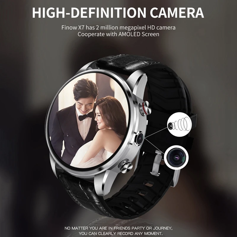 X7 4G Smart Watch 1.39 Inch Mtk6739 Android 7.1 Sport Smartwatches For Men Women Fitness Heart Rate For Android&Ios