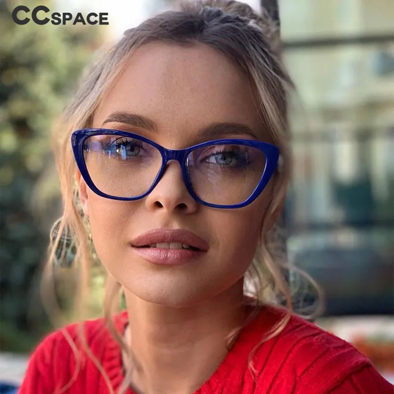 47312 Anti Blue Plastic Titanium Eyeglasses Frames Men Women