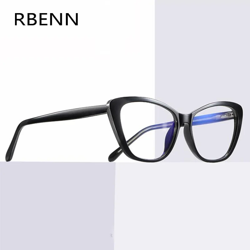 RBENN Новая мода очки для чтения «кошачий глаз» Для женщин синий светильник блокировка очки для чтения+ 0,5 0,75 1,25 1,75 2,25 2,75 4,5 5,0 6