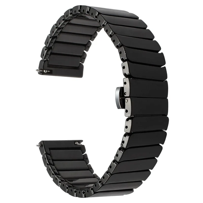 22 мм 20 мм керамический huawei gt 2 ремешок для samsung gear sport S2 Classic S3 Frontier galaxy watch 42 мм 46 мм ремешок huami amazfit bip