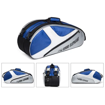 

3 Tennis Racquets or 6 Badminton Racquets Holder Shoulder Bag Ball Sports Tennis squash Bag Water-resistant Backpack