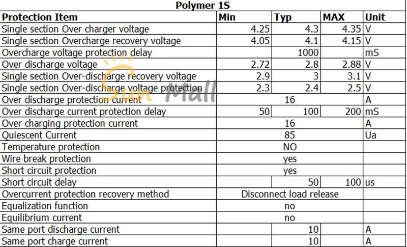 10A 1S 4,2 V PCB PCM BMS зарядное устройство модуль зарядки 18650 Li-Ion Lipo 1S 10A литиевая батарея BMS Защитная печатная плата