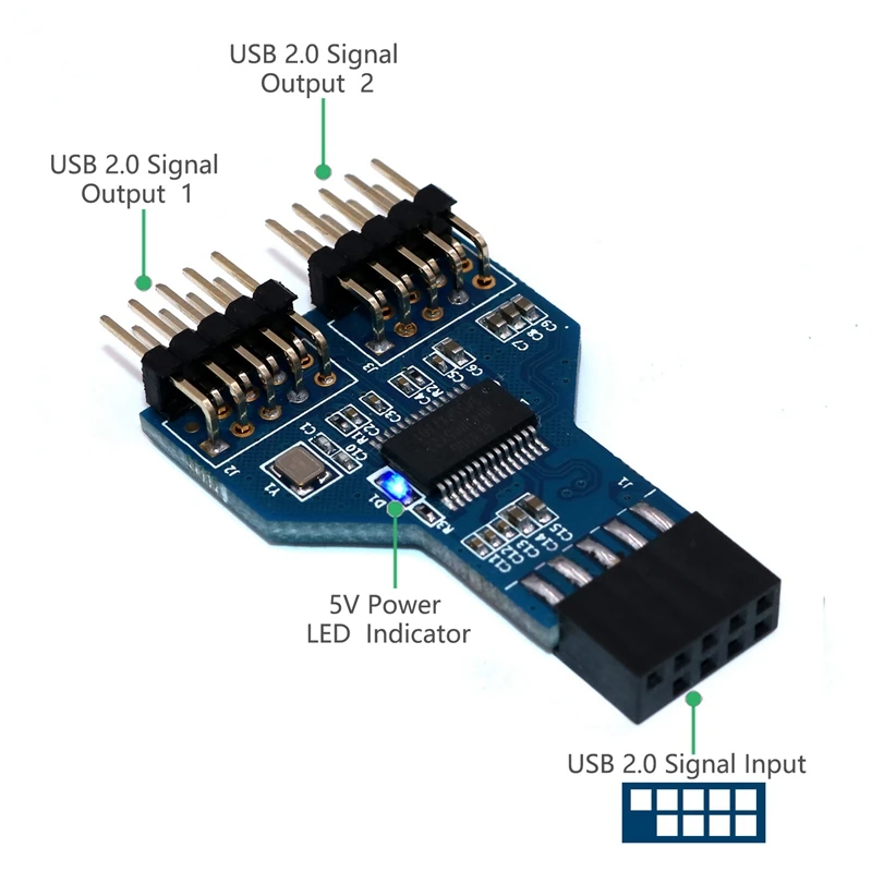 3-Порты и разъёмы USB 2,0 концентратор модуль Вертикальная Установка для настольных ПК, клавиатура, Мышь, USB флэш-накопитель