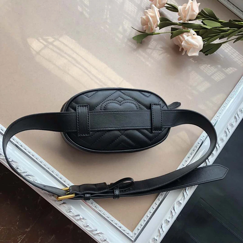

High Quality Pack Waist bags for Women Luxury Genuine Leather Round Belt Bag Top Designer Original Chest Handbag for Lady