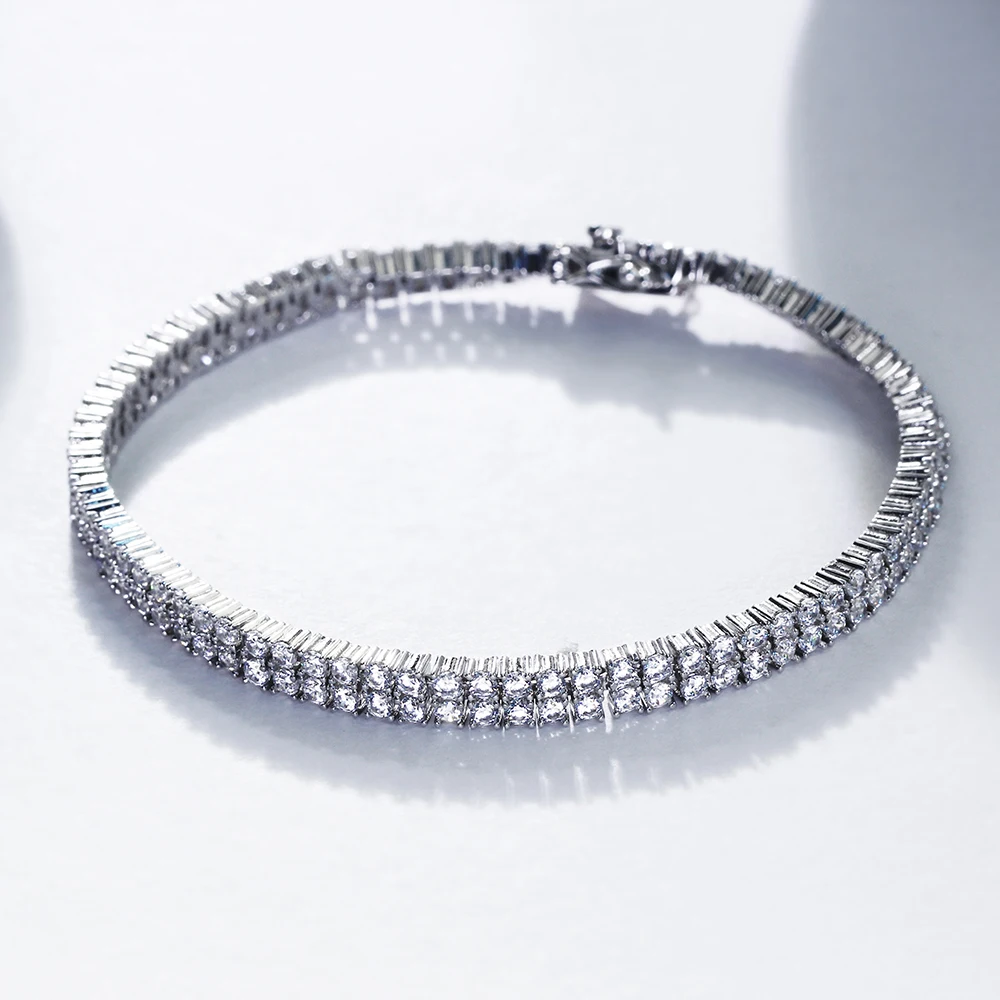 2 lines diamond bracelet (6)