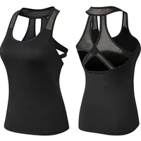 Summer Breathable Racerback Yoga Tank Tops Women Workout Gym Fitness Vest Quick Dry Running Sport Sleeveless Shirts Customize 2