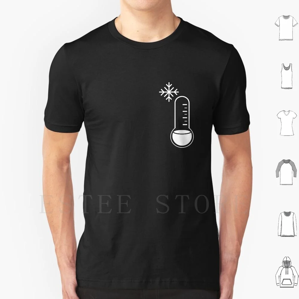 Sub-Zero Thermo T Shirt Cotton Men Termostato Con Stampa Fai Da Te Congelamento A Freddo Sub Zero Subzero Cool Freeze Snow Winter