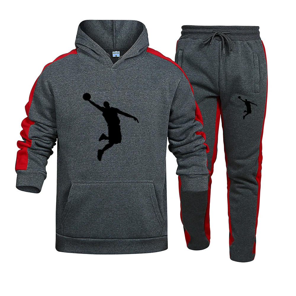 Autumn and Winter Tracksuit Men 2 Pieces Set Sweatshirt + Sweatpants Sportswear Hoodies Casual Mens Clothing Hoodies Suit Autumn and Winter Tracksuit Men 2 Pieces Set Sweatshirt + Sweatpants Sportswear Hoodies Casual Mens Clothing Hoodies Suit