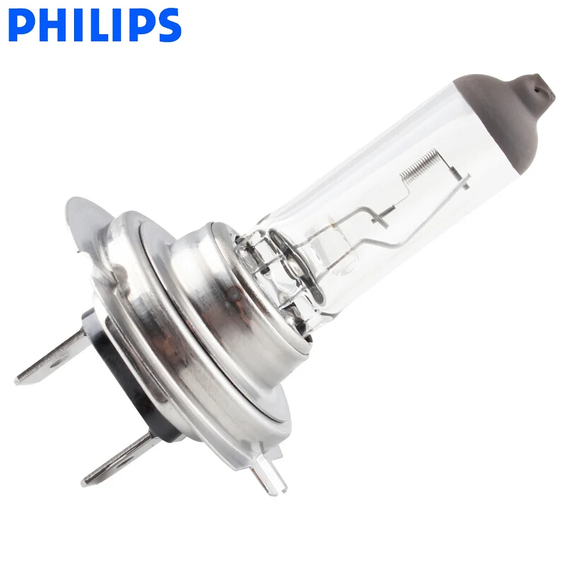Philips оригинальные H7 12V 55W PX26d Премиум видения стандартные Автомобильные фары галогеновые лампочки лампы ECE утвержден 12972PR C1, 1X