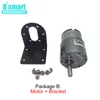 DC Gear Mini Motor Bringsmart JGB37-520 High Torque DC Reduction Electric Motor Reversed Model 12v 6V 24V Low Speed 7-960RPM ► Photo 2/6