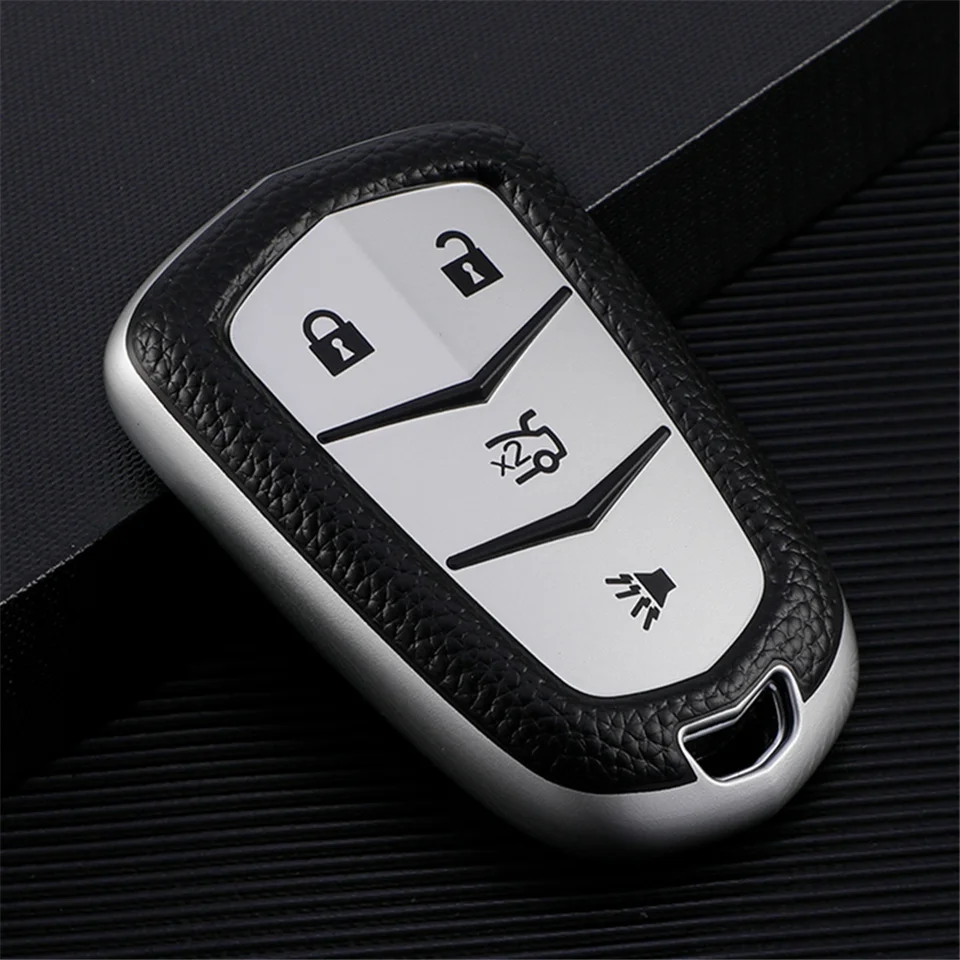 Cover per chiave/telecomando per Cadillac ESV Escalade CTS XTS SRX ATS 2015 2016 2017 2018 CT5 XT5 XT6 accessori Auto - H275ead35cc0242d4a793bb0f07eec9d9C