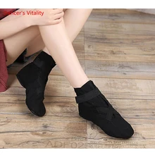 Обувь для танцы живота визуальное увеличение роста обувь с мягкой подошвой парусиновая обувь Цвет: черный Обувь для танцев латина, Румба, ча-Обувь для танцев