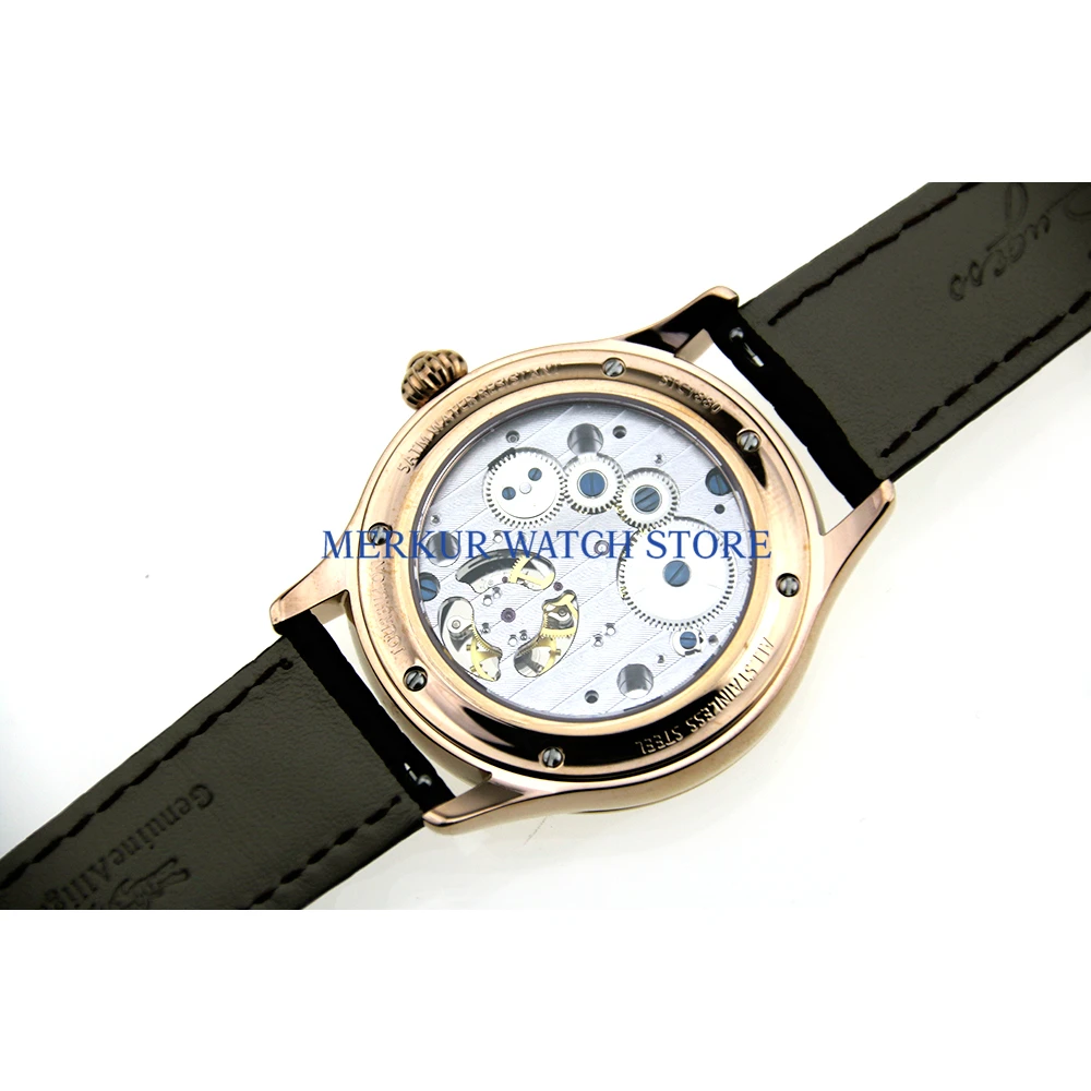 Sugess мужские часы летающие механические чайки ST8000 Tourbillon движение Skelenton роскошное платье позолоченный черный циферблат