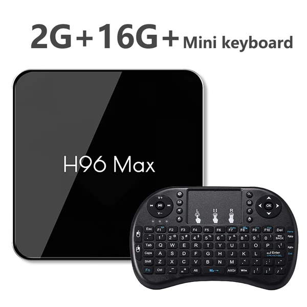 2G16G Mini keyboard ILEPO H96 MAX Tv Box Android 8,1 Allwinner H6 коробки Android Tv Box Android Tv Sata HDMI 2,0 4G DDR3 Iptv подписка Ubox - Цвет: 2G16G Mini keyboard