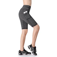 Женские шорты для йоги, фитнеса, тренировок, бега в спортзале, эластичные шорты