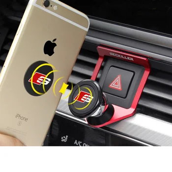 

Lsrtw2017 Aluminum Alloy Car Dashboard Cellphone Holder for Audi A4 A5 Interior Accessories
