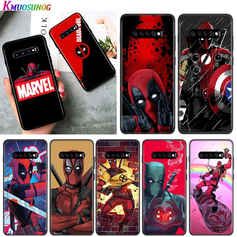 Marvel Deadpool For Samsung Galaxy S21 S20 FE S10e S10 S9 S8 S7 S6 Lite Plus Edge Ultra 5G Silicone Phone Case | Мобильные телефоны