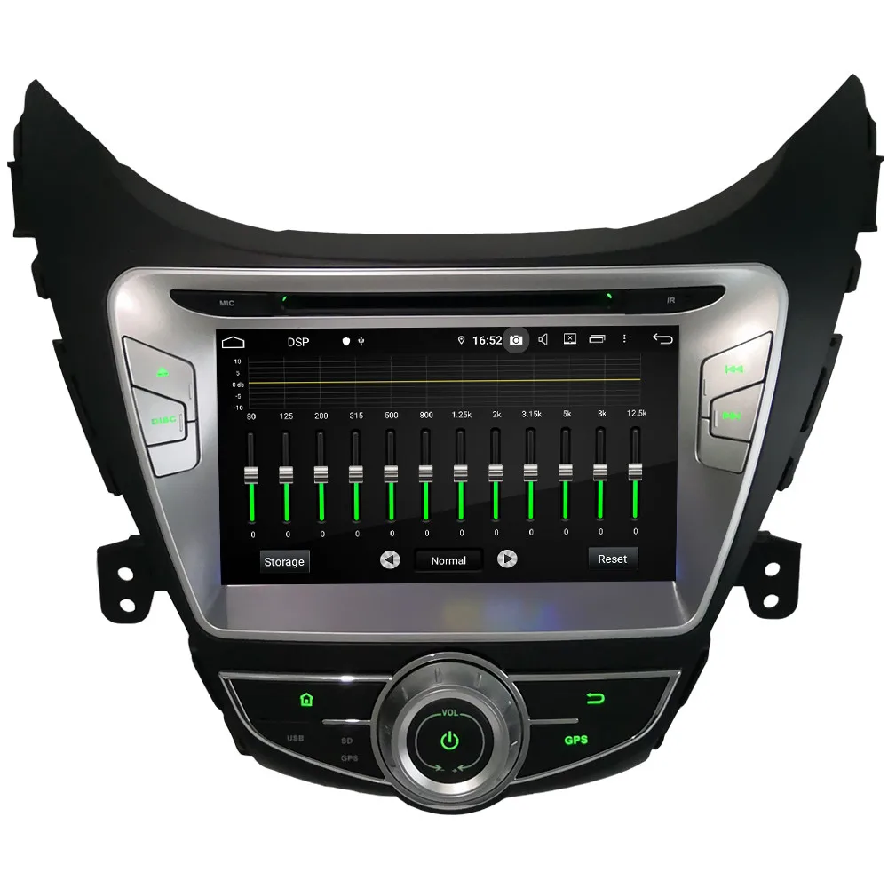 Perfect Klyde IPS 4G Android 9 Octa Core 4GB RAM 64GB ROM DSP Car DVD Multimedia Player Stereo For Hyundai Avante Elantra I35 2010-2013 5