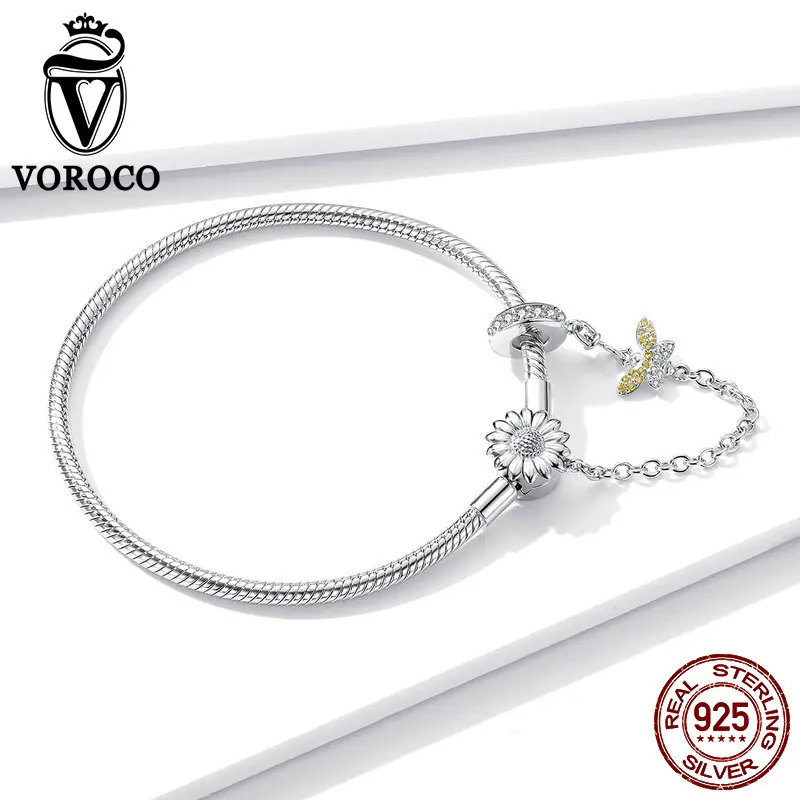 Бусины-клипсы VOROCO для женщин из серебра 925 пробы | Украшения и аксессуары