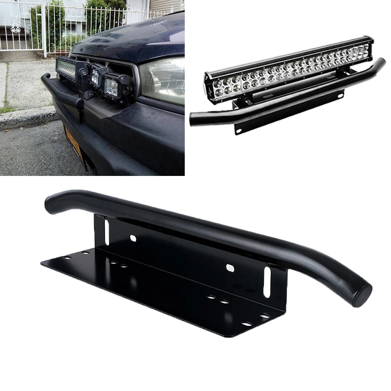 no-branded Car Bull Bar Light Mounting Bracket Stainless Steel License Plate Frame Holder Silver Frame Tag Number Plate Holder Car accessories ZHQHYQHHX no-branded Car Bull Bar Light Mounting Bracket Stainless Steel License Plate Frame Holder Silver Frame Tag Number Plate Holder Car accessories ZHQHYQHHX