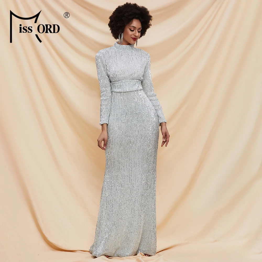 aliexpress long sleeve maxi dress