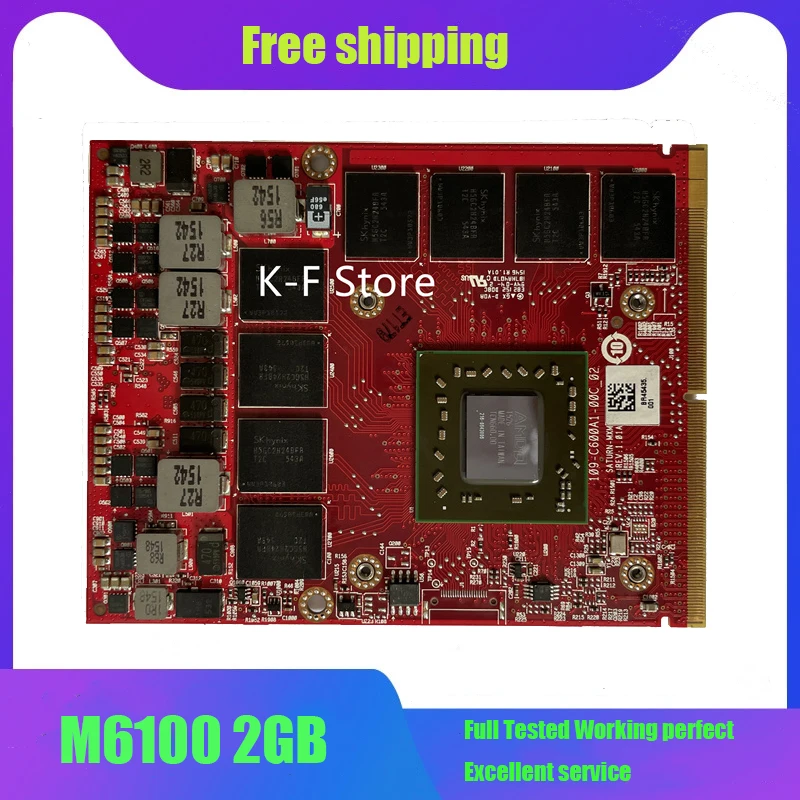Scheda Grafica Video Firepro M6100 Gddr5 2Gb 216-0843006 Con X-Staffa Per Dell Precision M6600 M6700 M6800 100% Test Ok