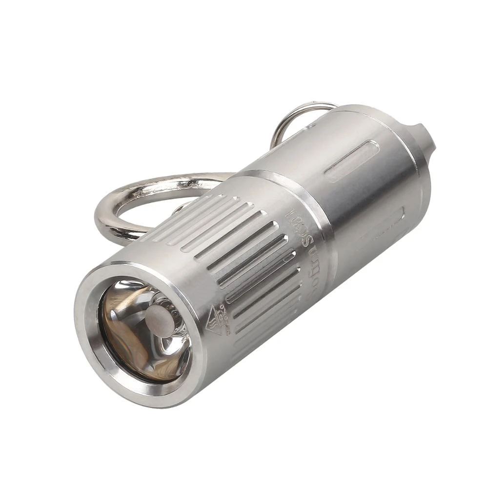 Sofirn新sc01ミニled懐中電灯充電式キーホルダーライト330lm 2モードsst 95 Criステンレス鋼 Led Flashlights Aliexpress