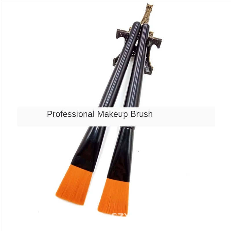 

1 Facial Mud Mask Nozzle Mixing Brush With Black Plastic Handle Safe Durable Professional Travel Portable Beauty Makeup Tool