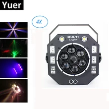 Laser Projector LED Party Light Beam UV Strobe Light DMX512 Control Dj For Disco Light Dj Stage Lighting Effect Laser Beam Light mini led home stage lighting scanner effect dmx512 200mw rgy laser projector with remote disco lights dj party stage light show