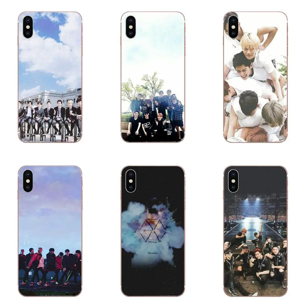 

Exo Band K-pop Kpop Soft Coque Case Capa For Galaxy J1 J2 J3 J330 J4 J5 J6 J7 J730 J8 2015 2016 2017 2018 mini Pro