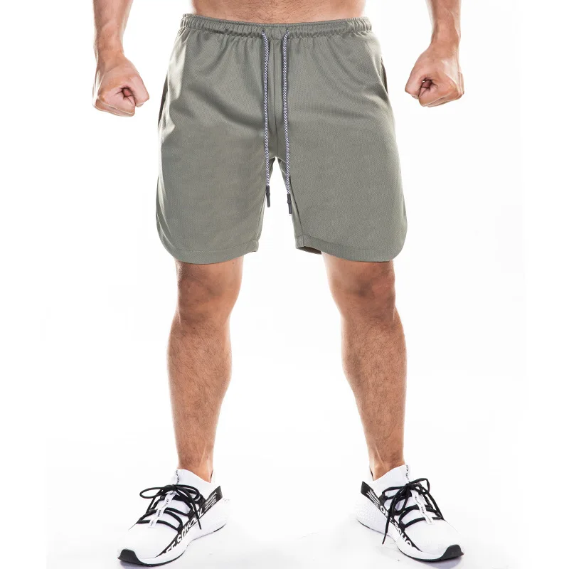 

Summer Thin Men Shorts Loose Straight Slacks Mesh Running Training Exercise Beach Pants Sweat Shorts Shorts Men
