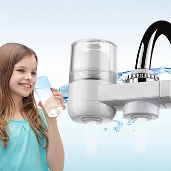 

1 Set Professional Faucet Water Purifier Useful Kitchen Tap Water Filter Practical Household Faucet Water Filter for Home