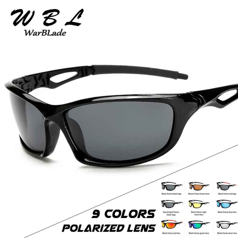 

WarBLade Hot Sunglasses Men Night Vision Polarized Goggles Sun Glasses Yellow Lens Anti-Glare 2019 New Arrival Eyewears