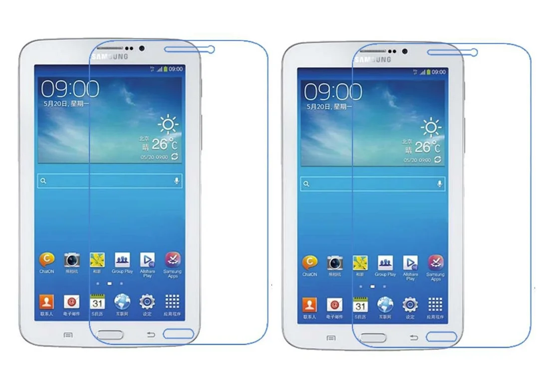 2 шт./лот Прозрачный/Матовый для Samsung Galaxy Tab 3 SM-T210 P3200 T210 P3210 T211 7-дюймовая Защитная