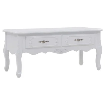 

vidaXL Coffee Table 100x50x46 cm White