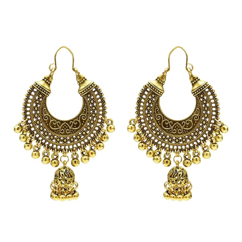 7 Boho несколько Винтаж этнические Висячие серьги-капли в подарок для женщин Женская Юбилейная Свадебная вечеринка ювелирных изделий - Окраска металла: 7