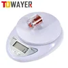 Towayer-báscula Digital portátil para cocina, balanza electrónica LED de 5kg/1g, 1kg/0,1g ► Foto 1/6