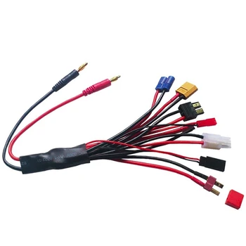 

4.0mm Banana Connector to Female Tamiya Futaba EC3 JST XT60 Multifunctional Lipo Charger RC Charger Adaptor