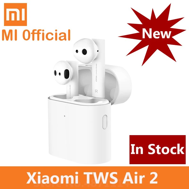 

Xiaomi Airdots Pro 2 TWS Wireless Bluetooth Earphone Air 2 HD Sound Quality Tap Stereo Control Dual Mic ENC Auto True Earbuds
